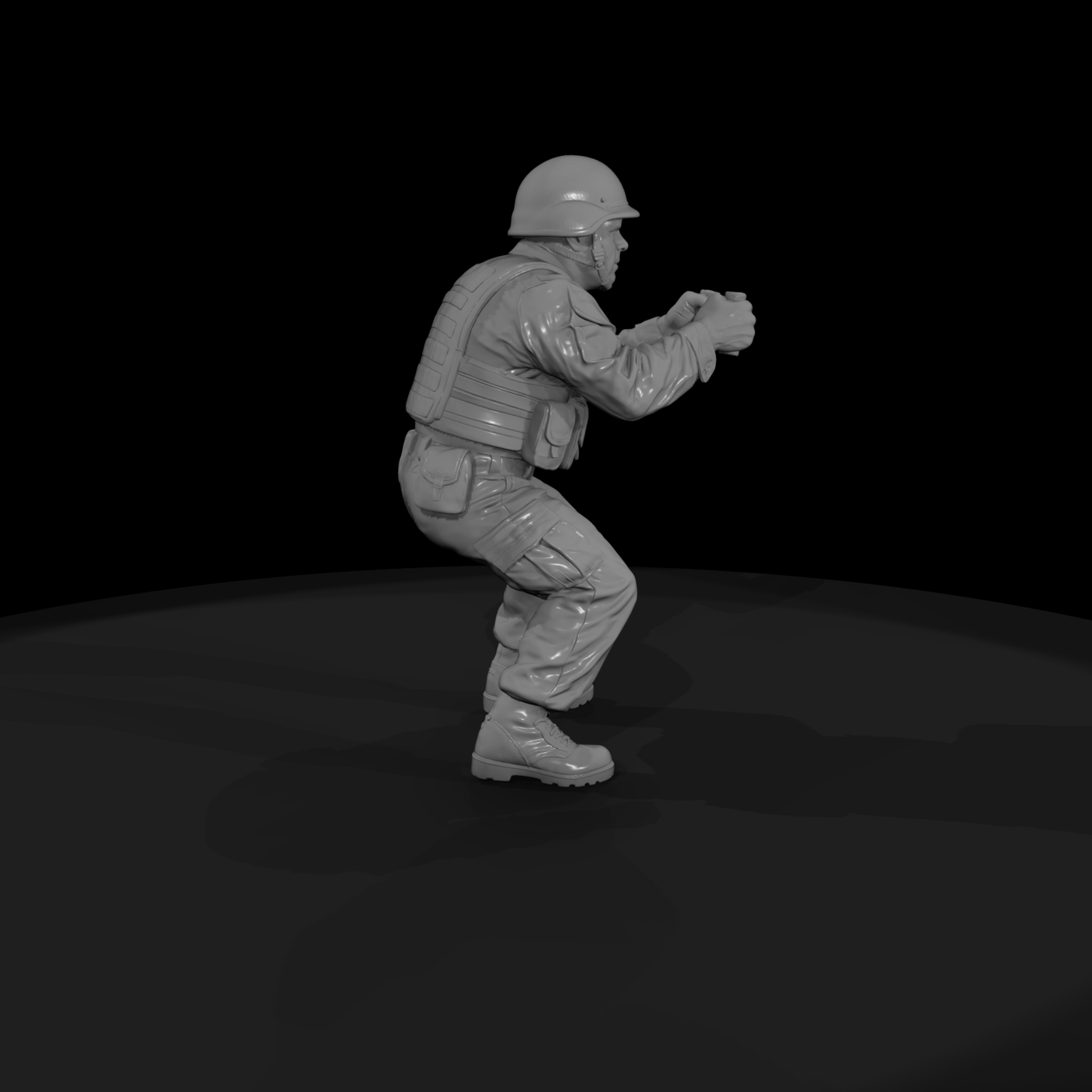 Mod Navy 033 Modern U S Navy Anti Aircraft Gunner