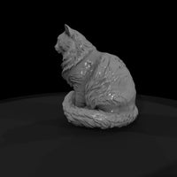 stylized-fluffy-cat-figurine-sitting-diorama-miniature-165740 — thumbnail 5