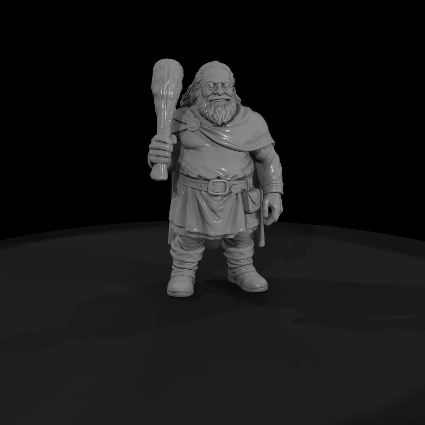 Myth 0398 Mythology Dagda Miniature Figure