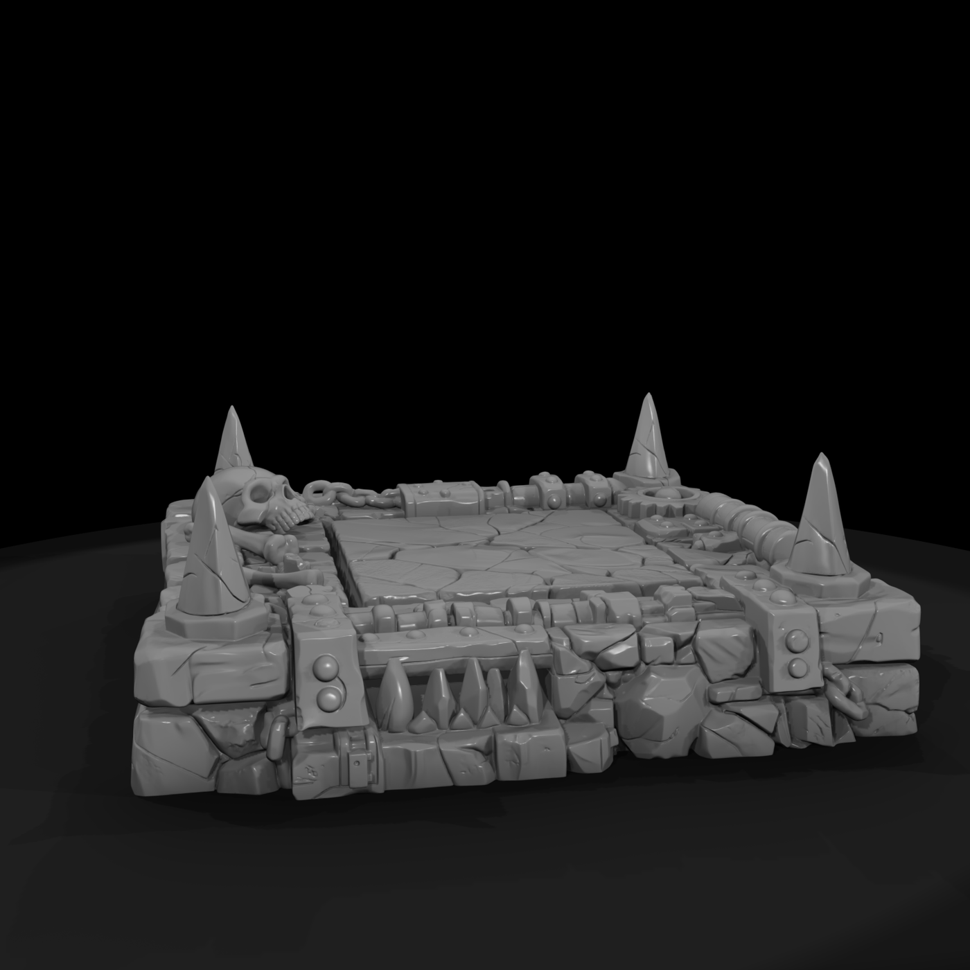 Dungeon Spiked Pressure-Plate Trap