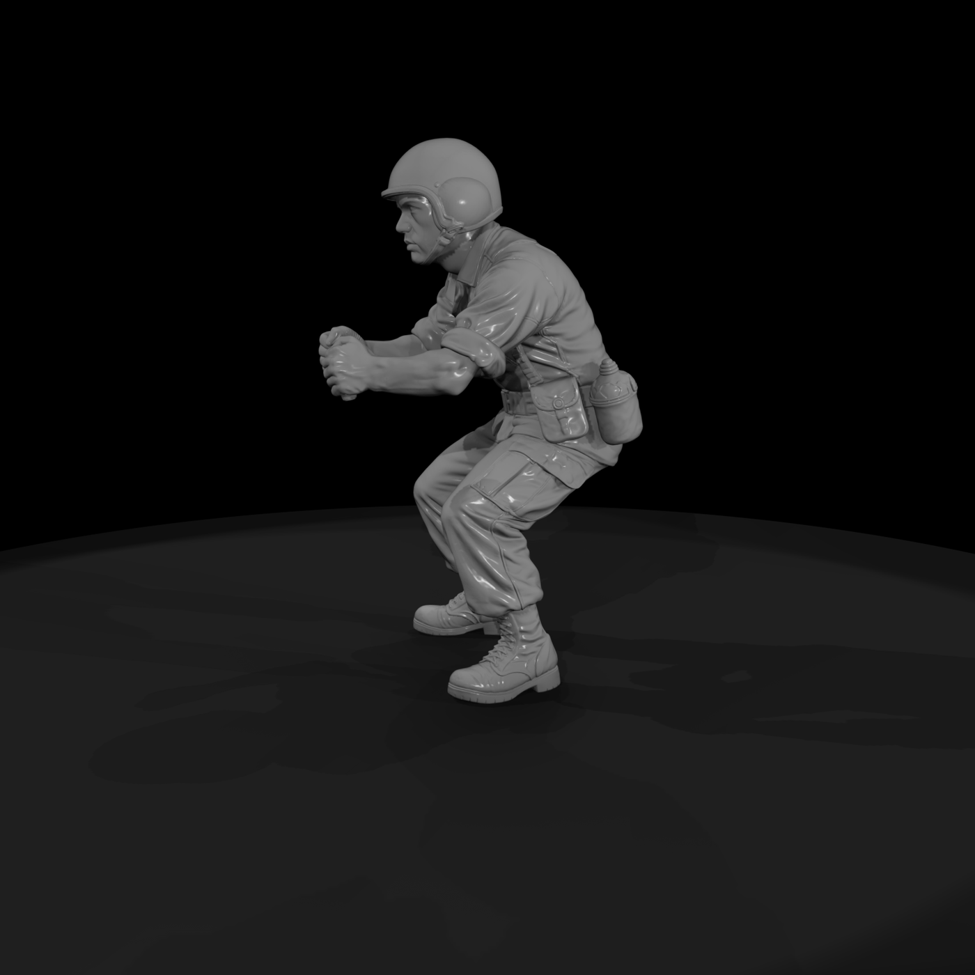 Vn Army 024 Vietnam U S Army Artillery Crewman Fig