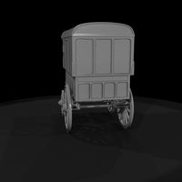 ho-scale-covered-horse-wagon-model-railroad-diorama-prop-430133 — thumbnail 5