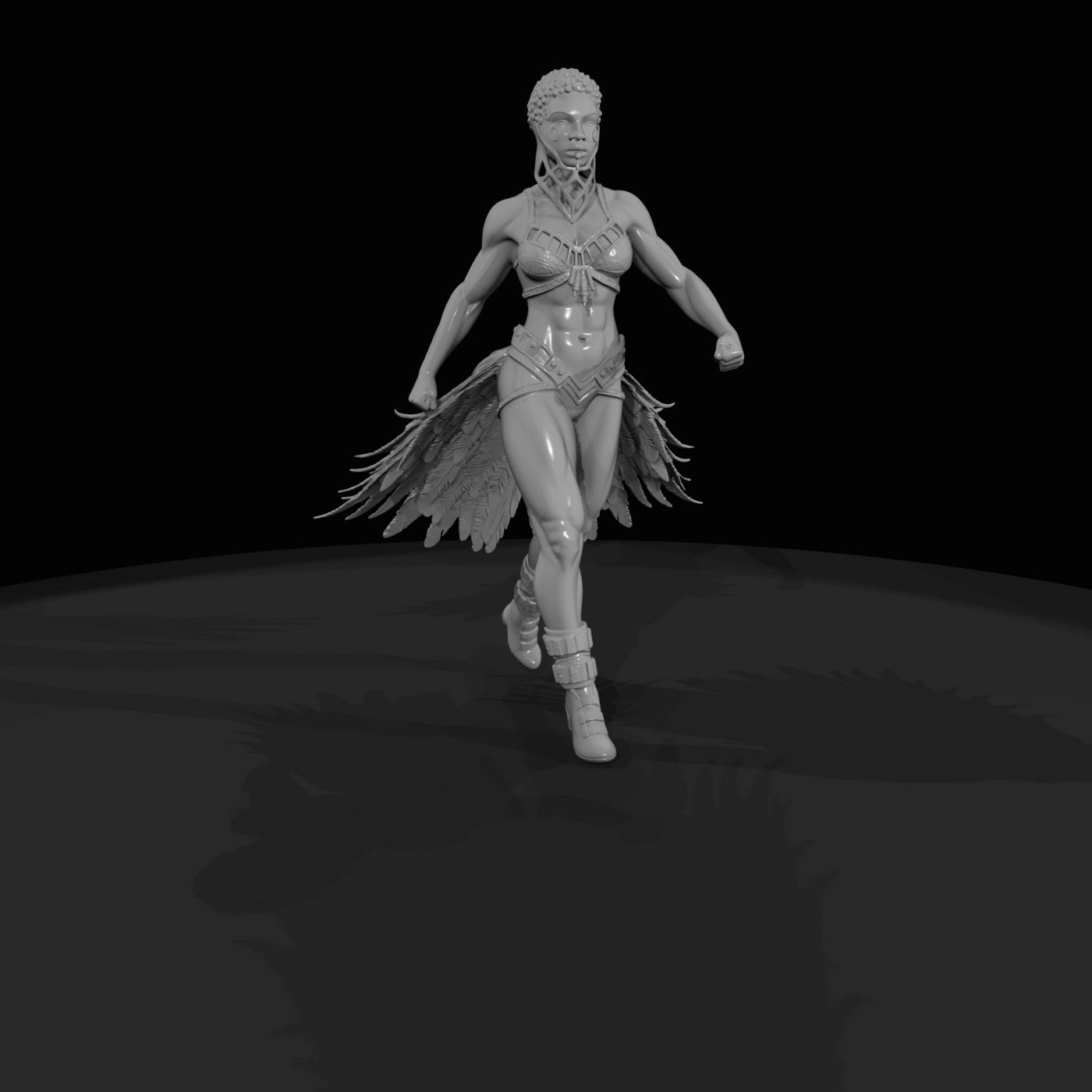 Feathered Carnival Dancer