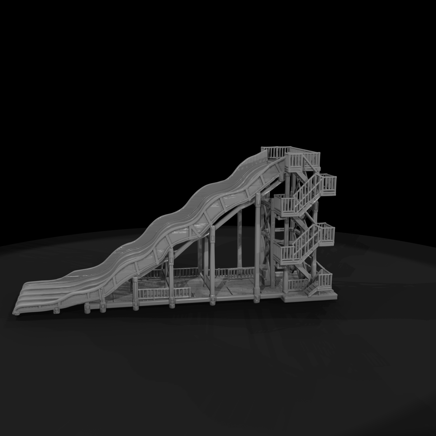 Fairground Giant Wave Slide