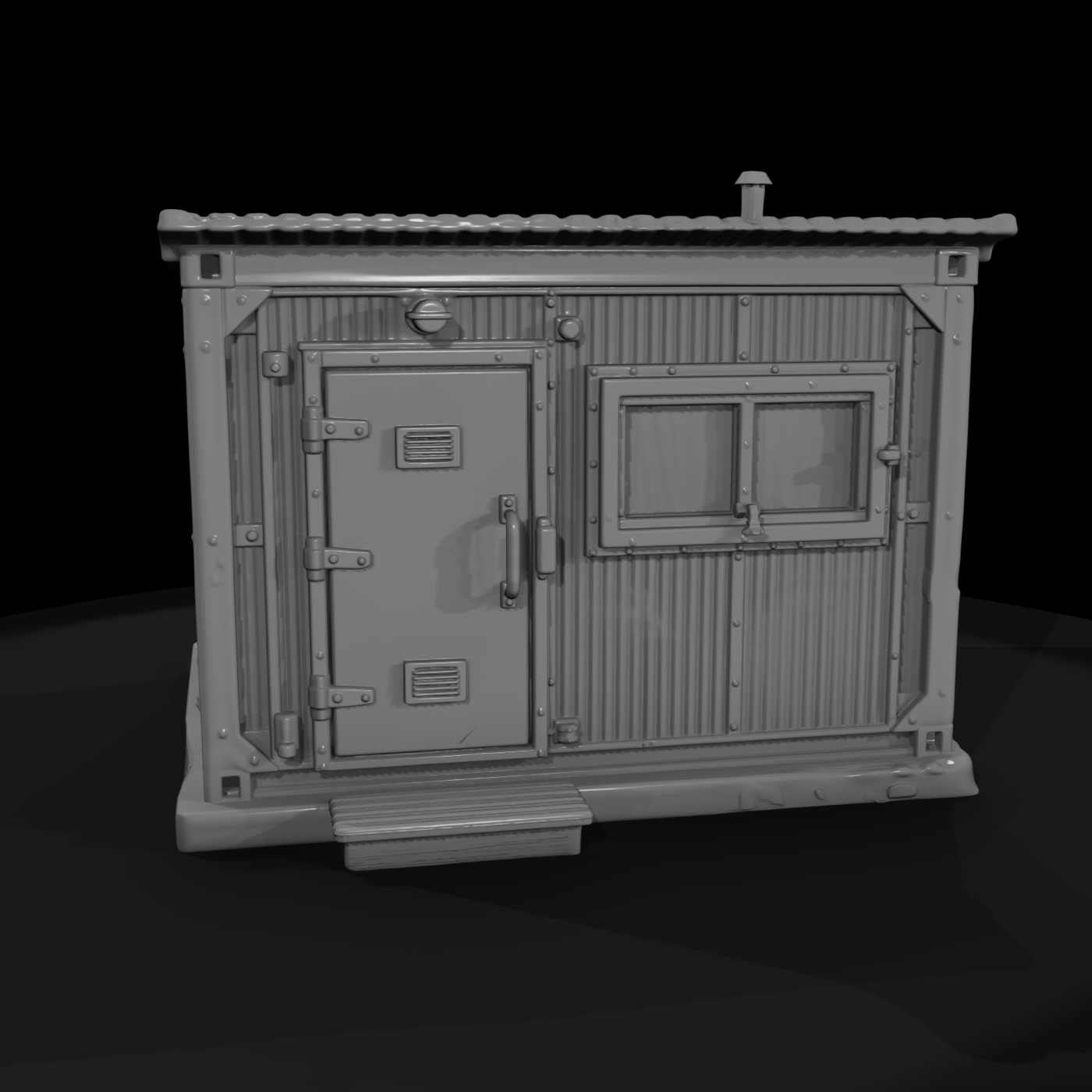 Mil 223 1980S Cold War Guard Shack