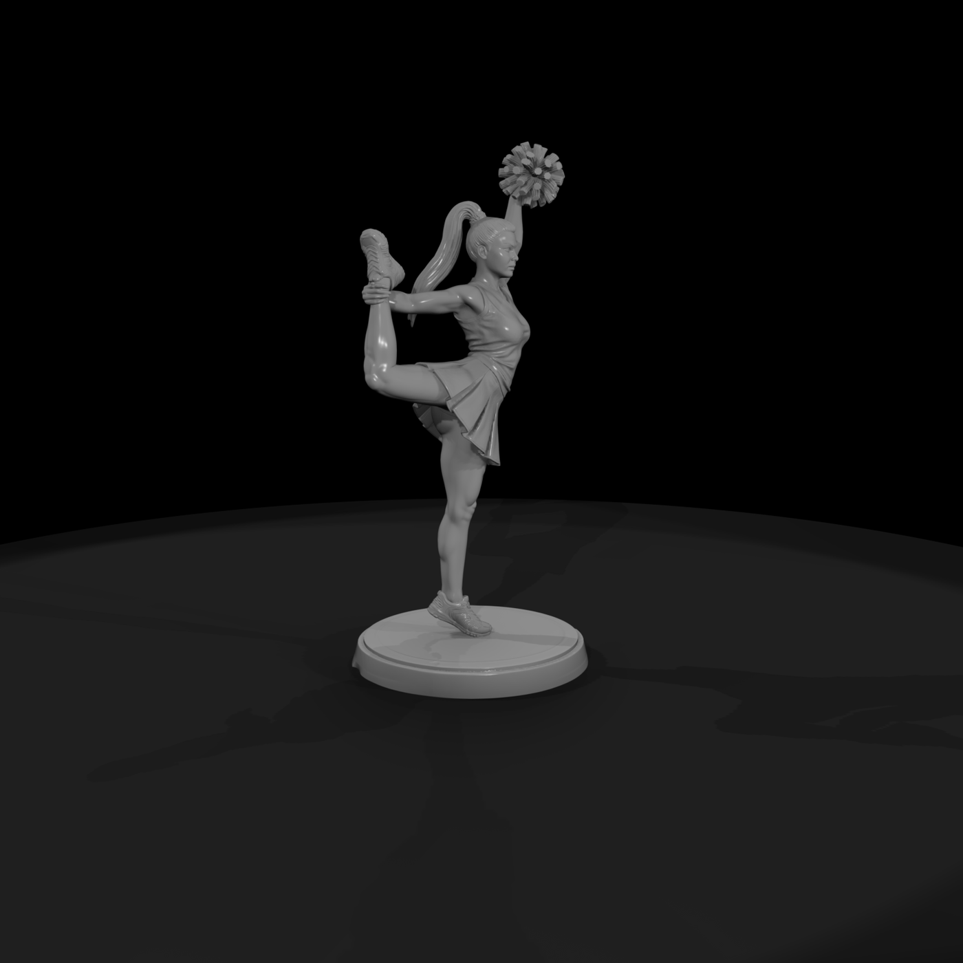High-Kick Cheerleader