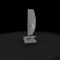 Windsurfer Riding a Sailboard on Waves — thumbnail 5