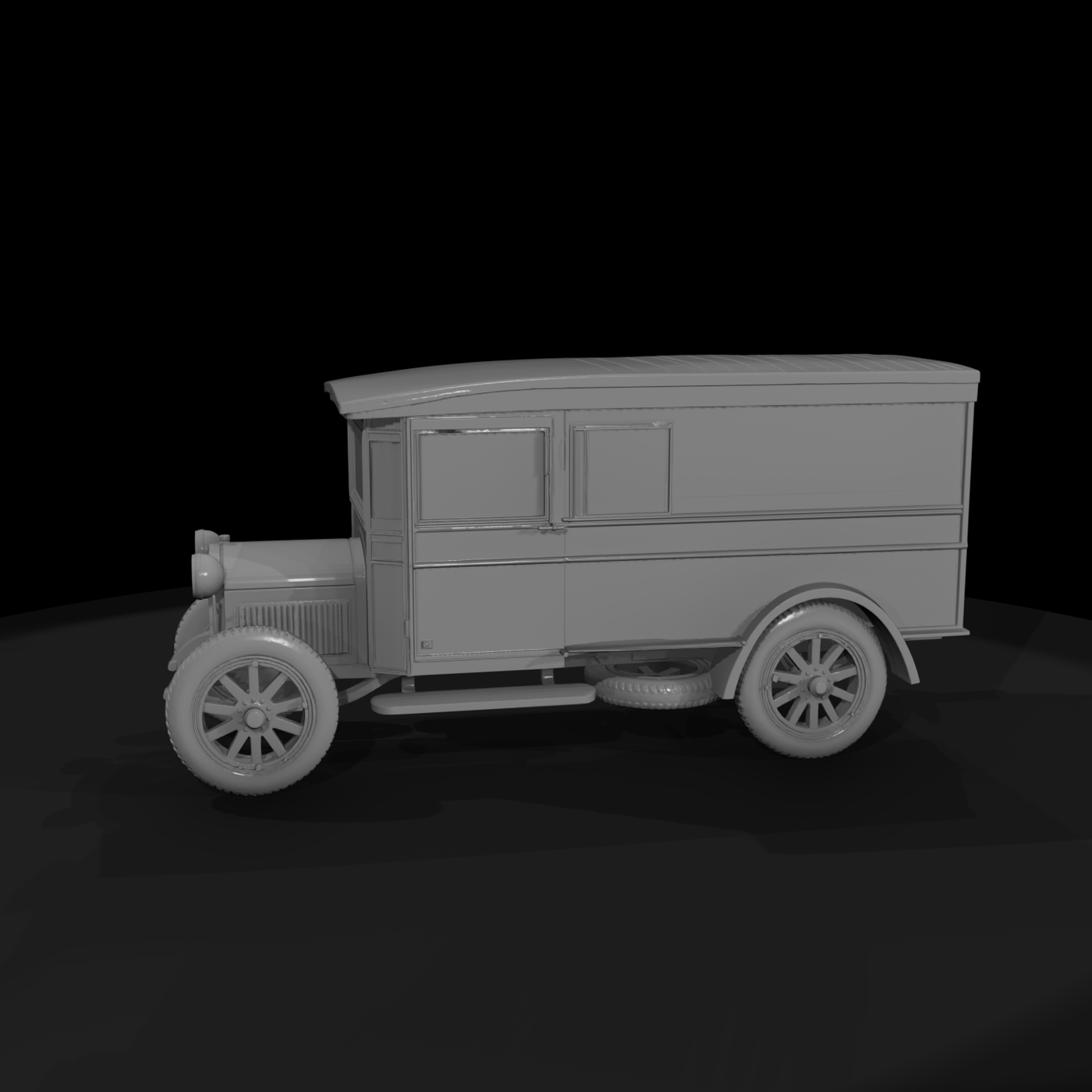 Vintage Panel Delivery Truck