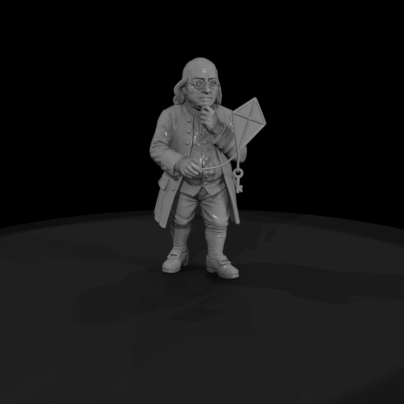 Hist 0146 Historical Benjamin Franklin Miniature F