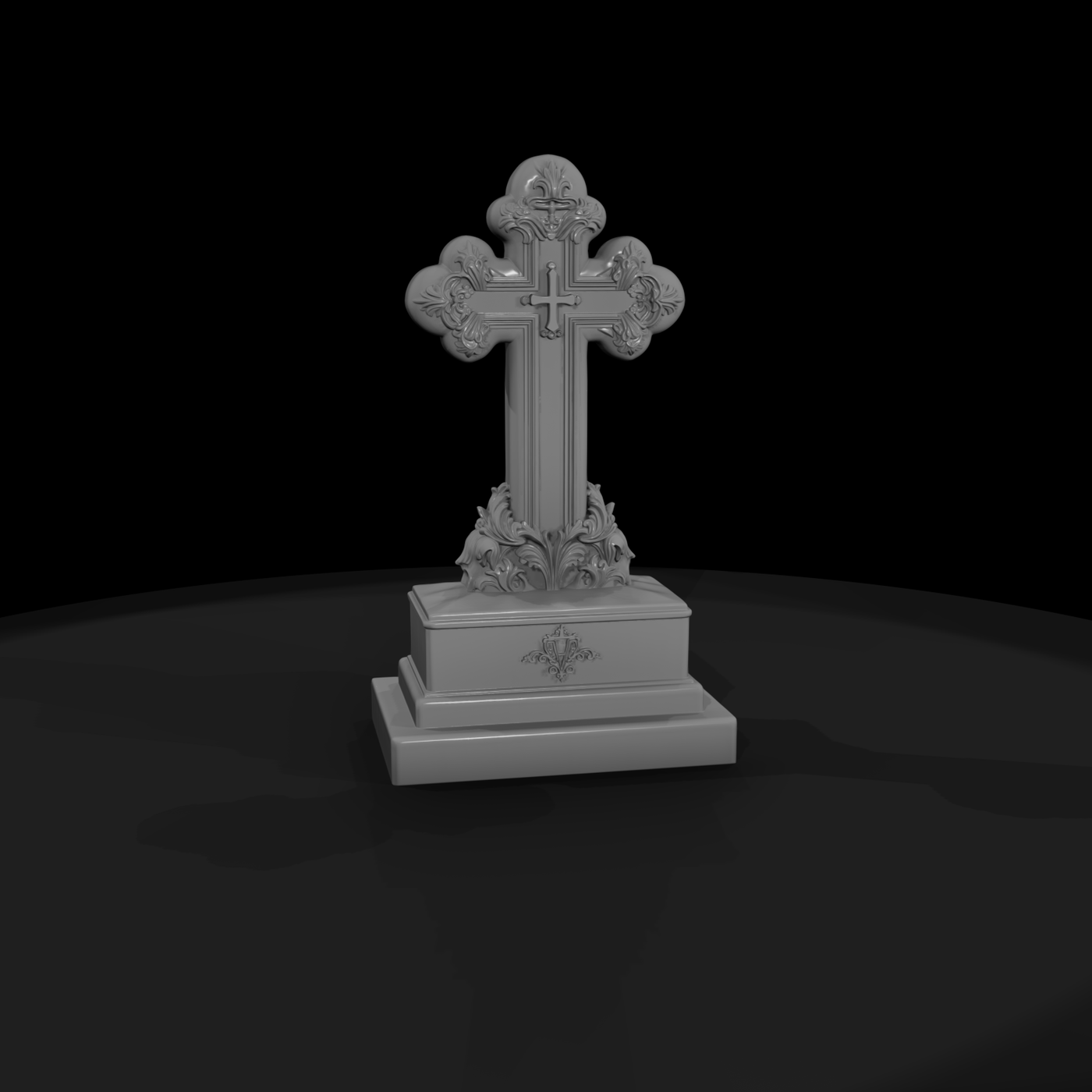 20260612 Ornate Carved Stone Cross F7931B99D5