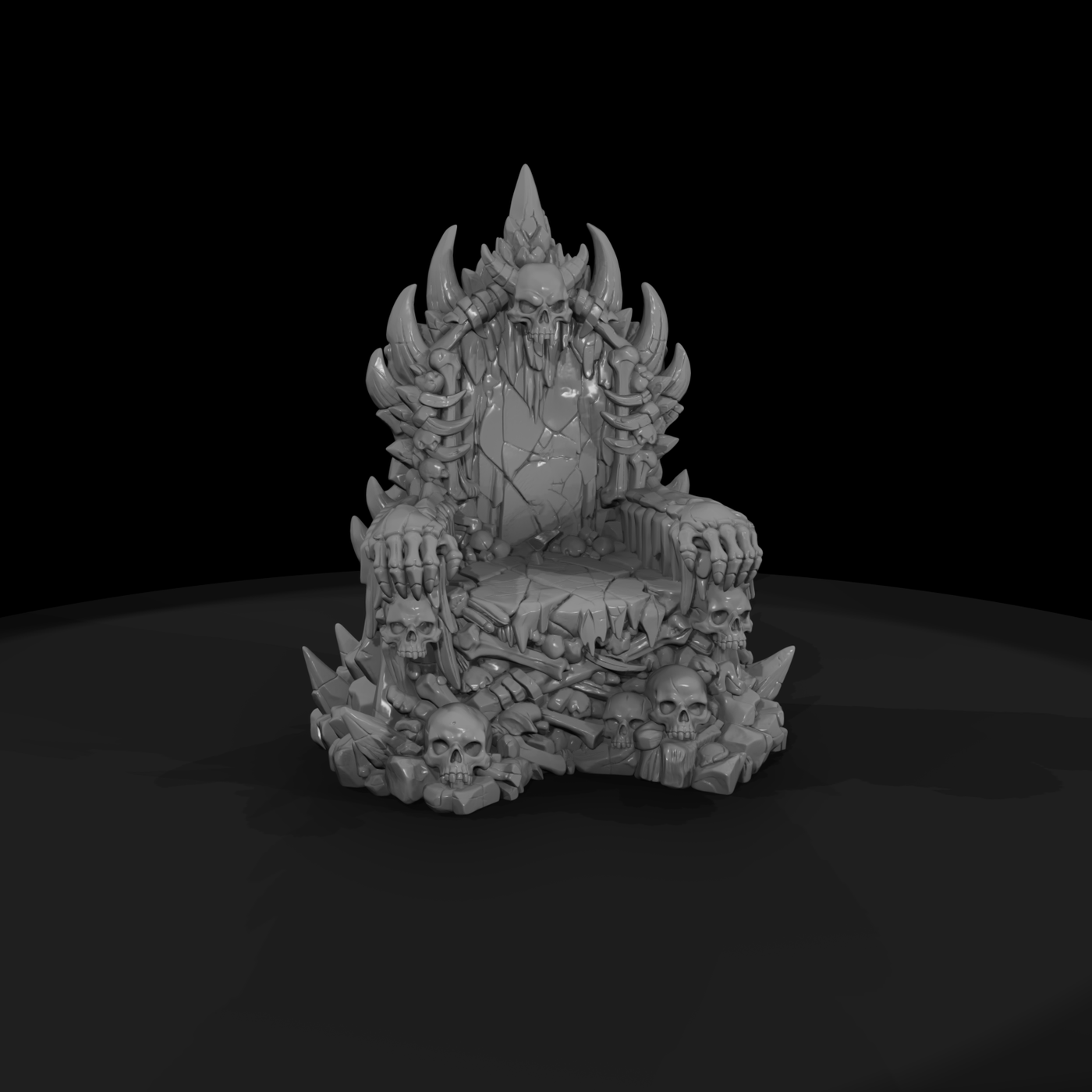 Throne of Bones and Skulls