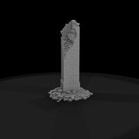stylized_ruined_brick_pillar_3d_model_ztpoc0xz — thumbnail 4