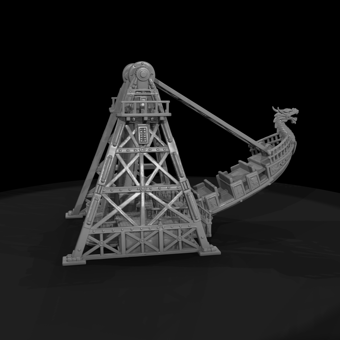Cir 150 Ride Pirate Ship Swing
