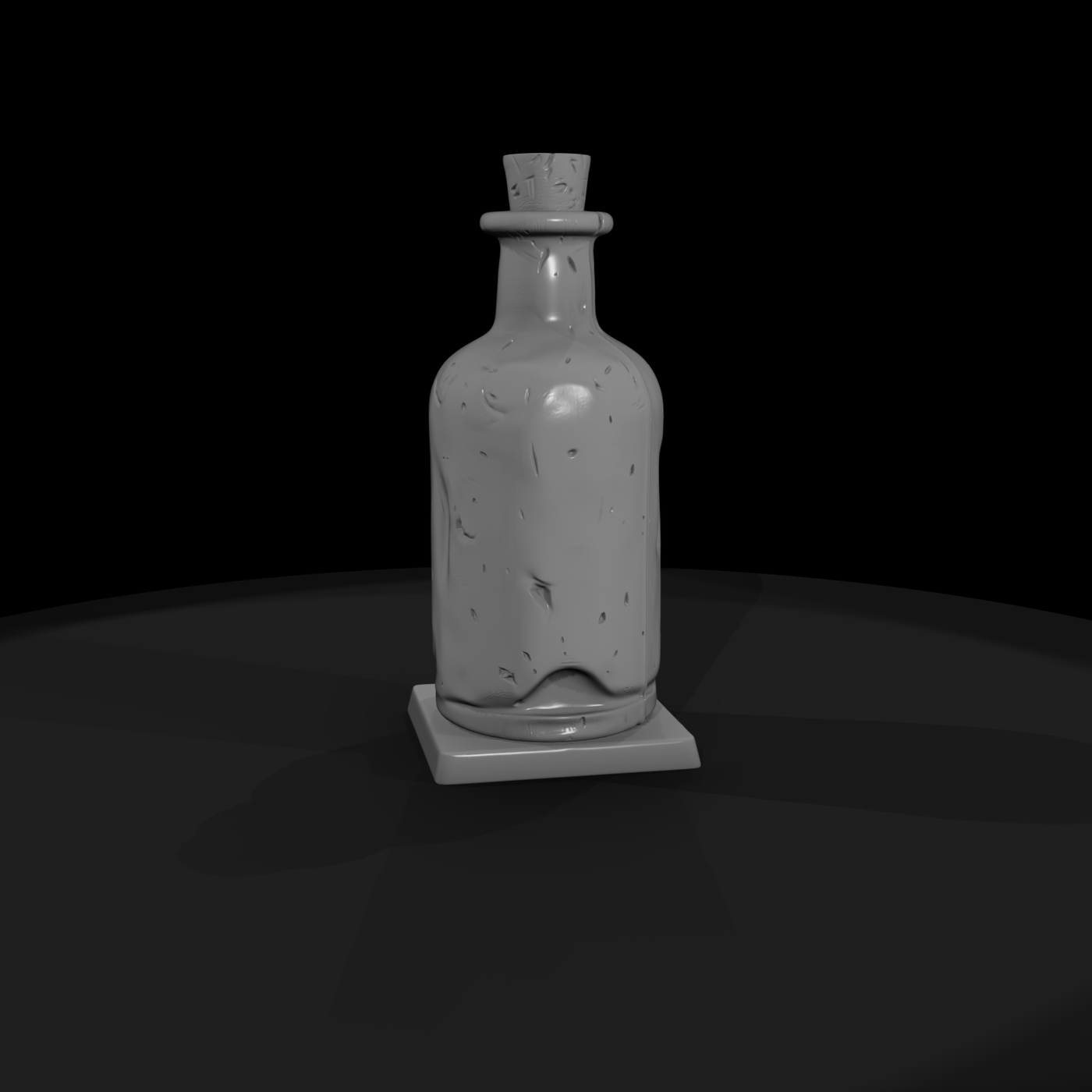 Corked Whiskey Bottle