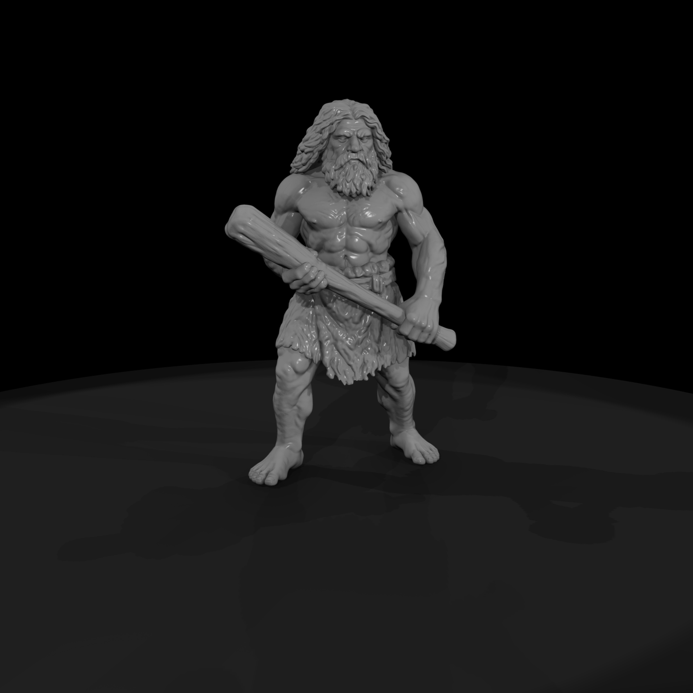 Myth 0371 Mythology Enkidu Miniature Figure
