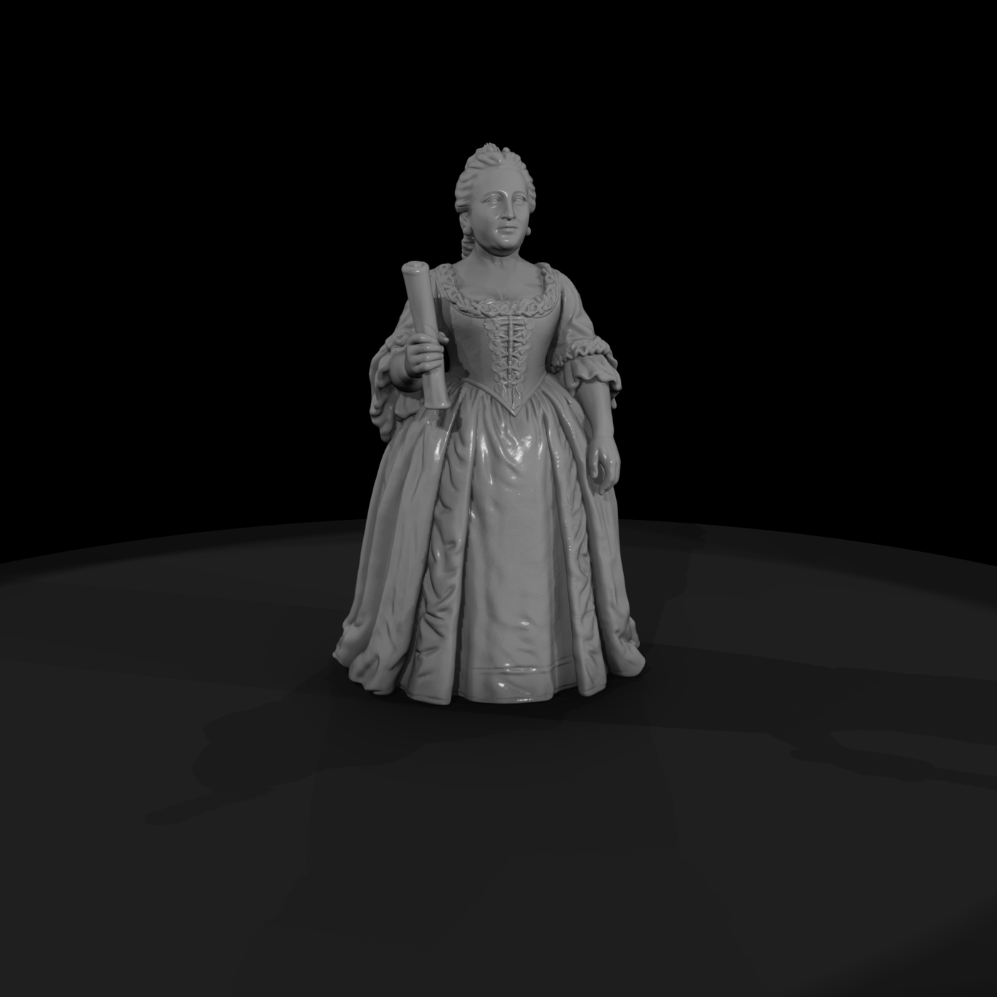 Hist 0143 Historical Maria Theresa Miniature Figur