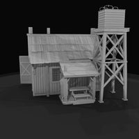 miniature-wooden-workshop-shed-model — thumbnail 4