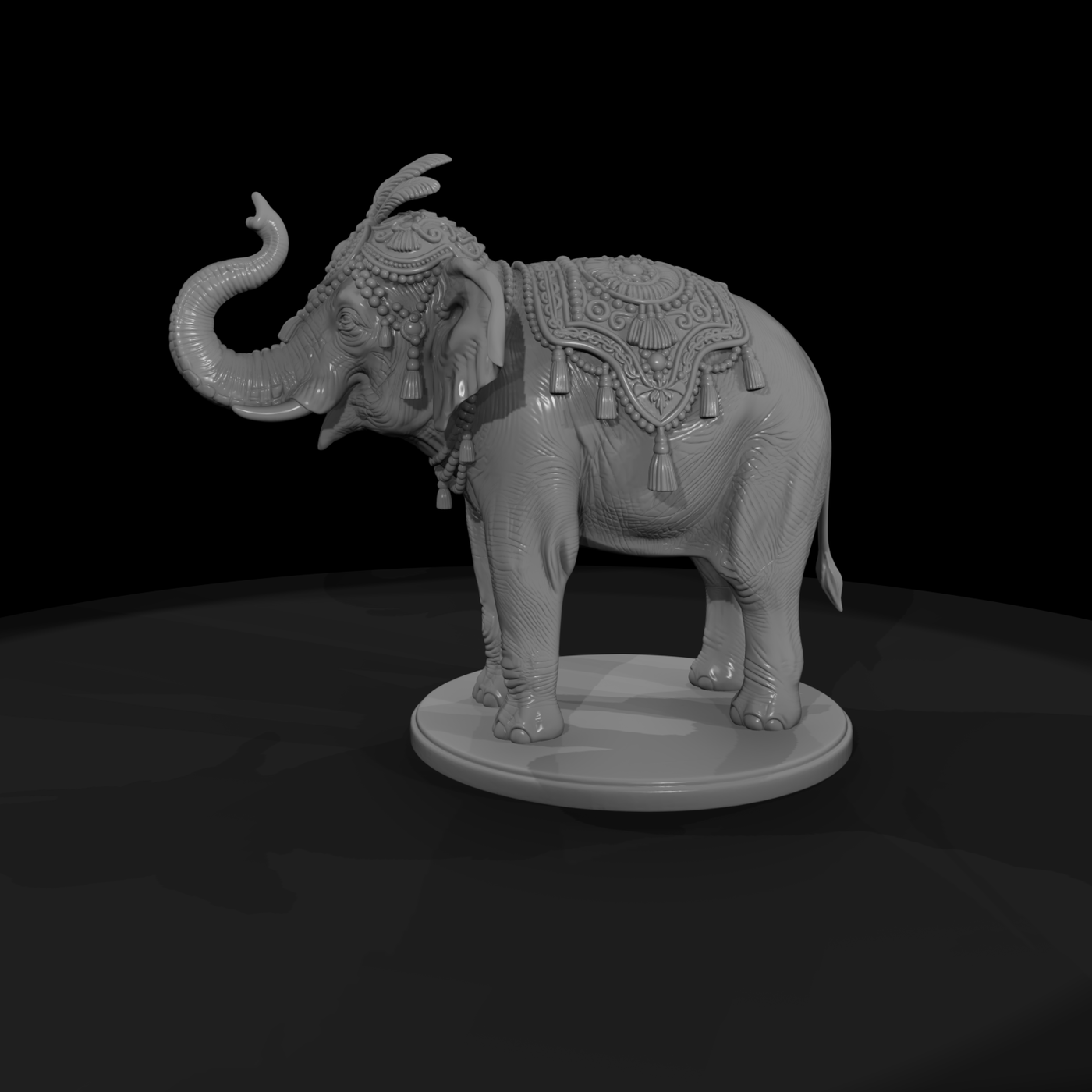Cir 112 Animal Standing Elephant