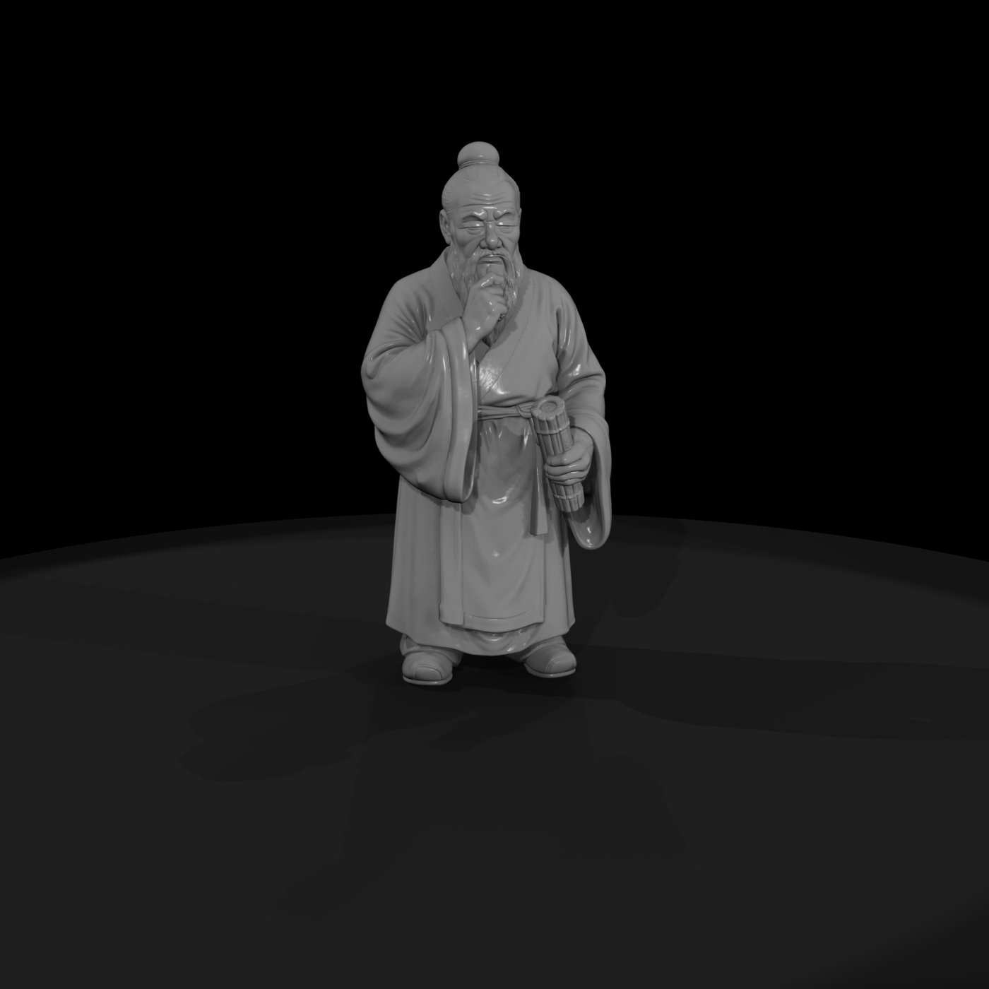 Hist 0048 Historical Confucius Miniature Figure