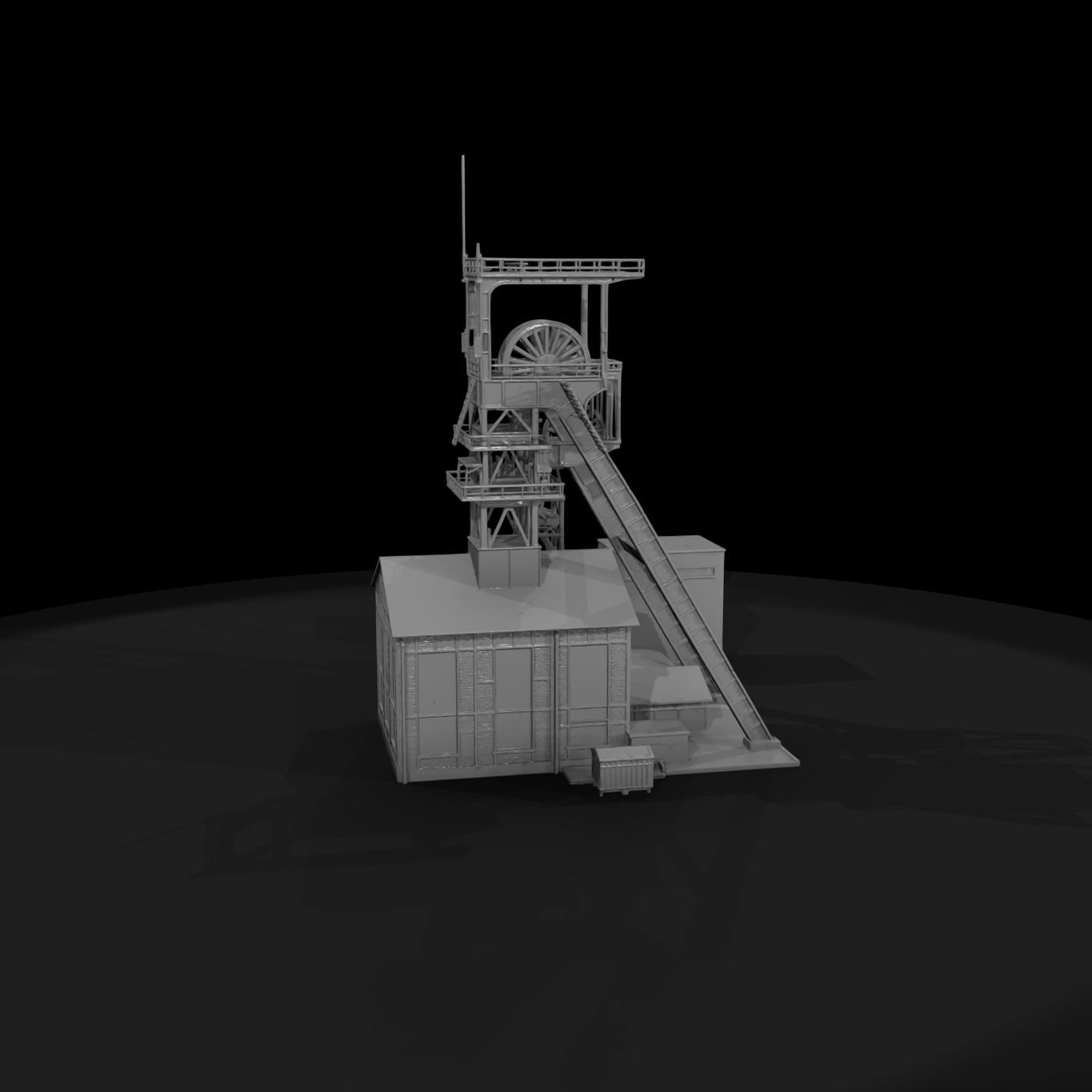 Coal Mine Headframe & Workshops