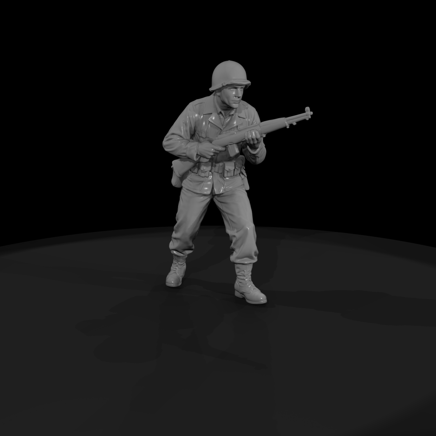 Ww2 Army 097 Wwii U S Army Rifleman Figure