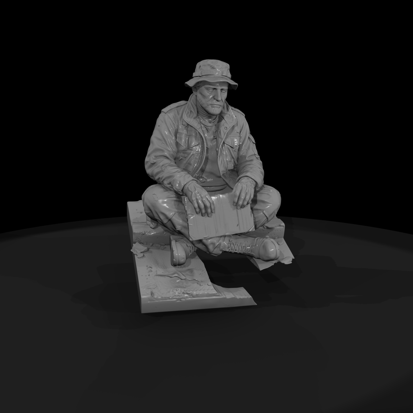 Vag 045 1980S Homeless Veteran
