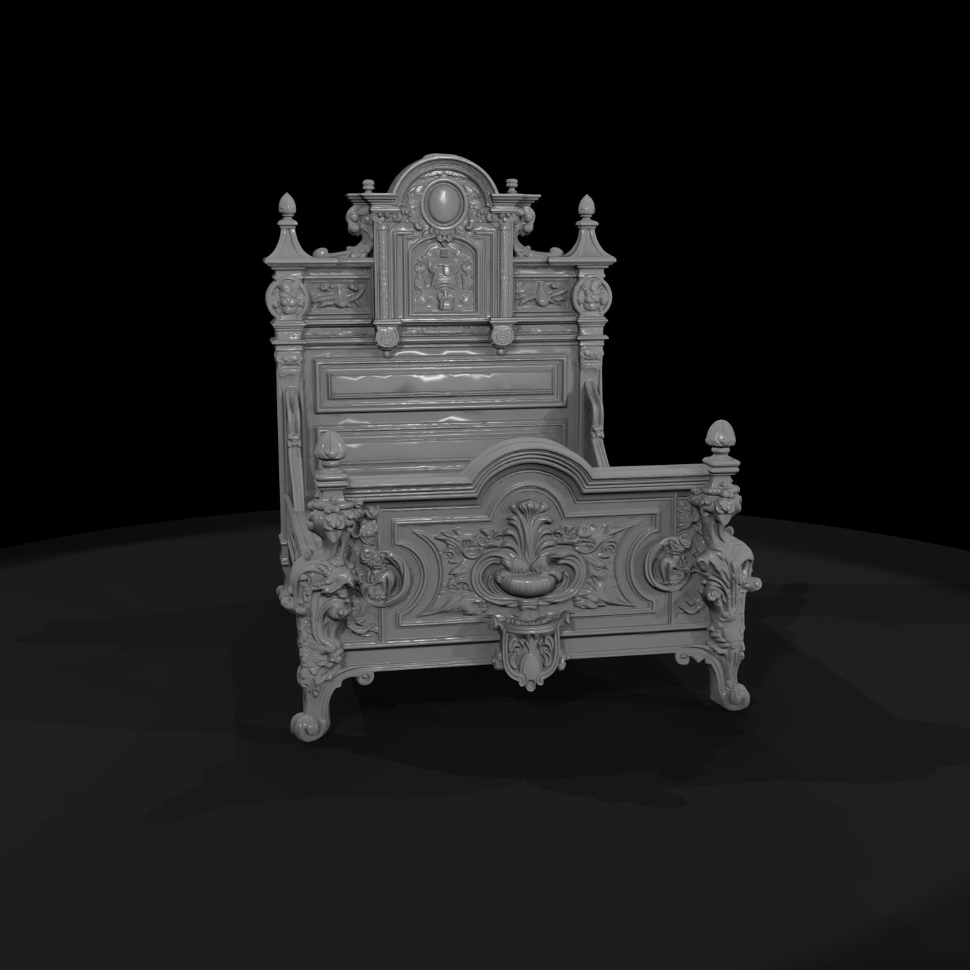 ornate-carved-bed