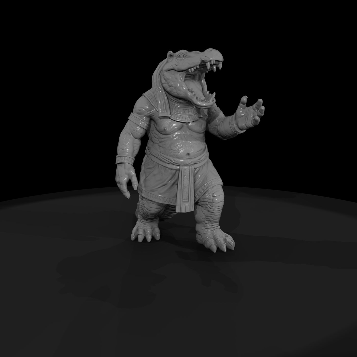 Myth 0363 Mythology Ammit Miniature Figure