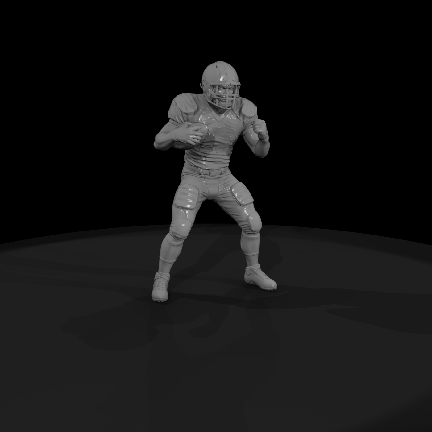 0073 Sports Football Player Helmet