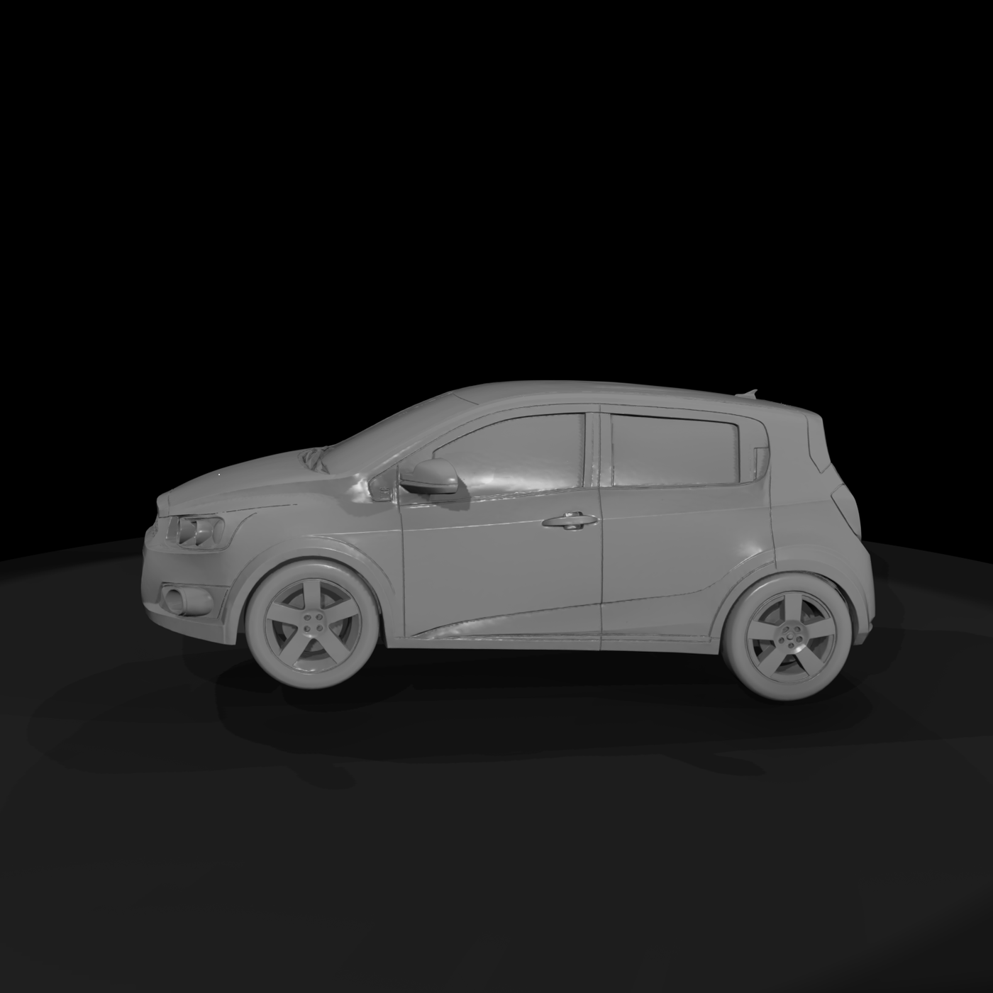 Compact Hatchback Car Shell