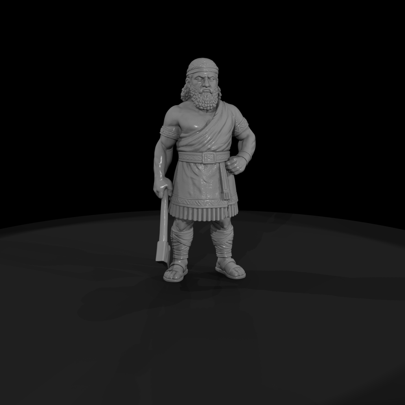 Myth 0370 Mythology Gilgamesh Miniature Figure