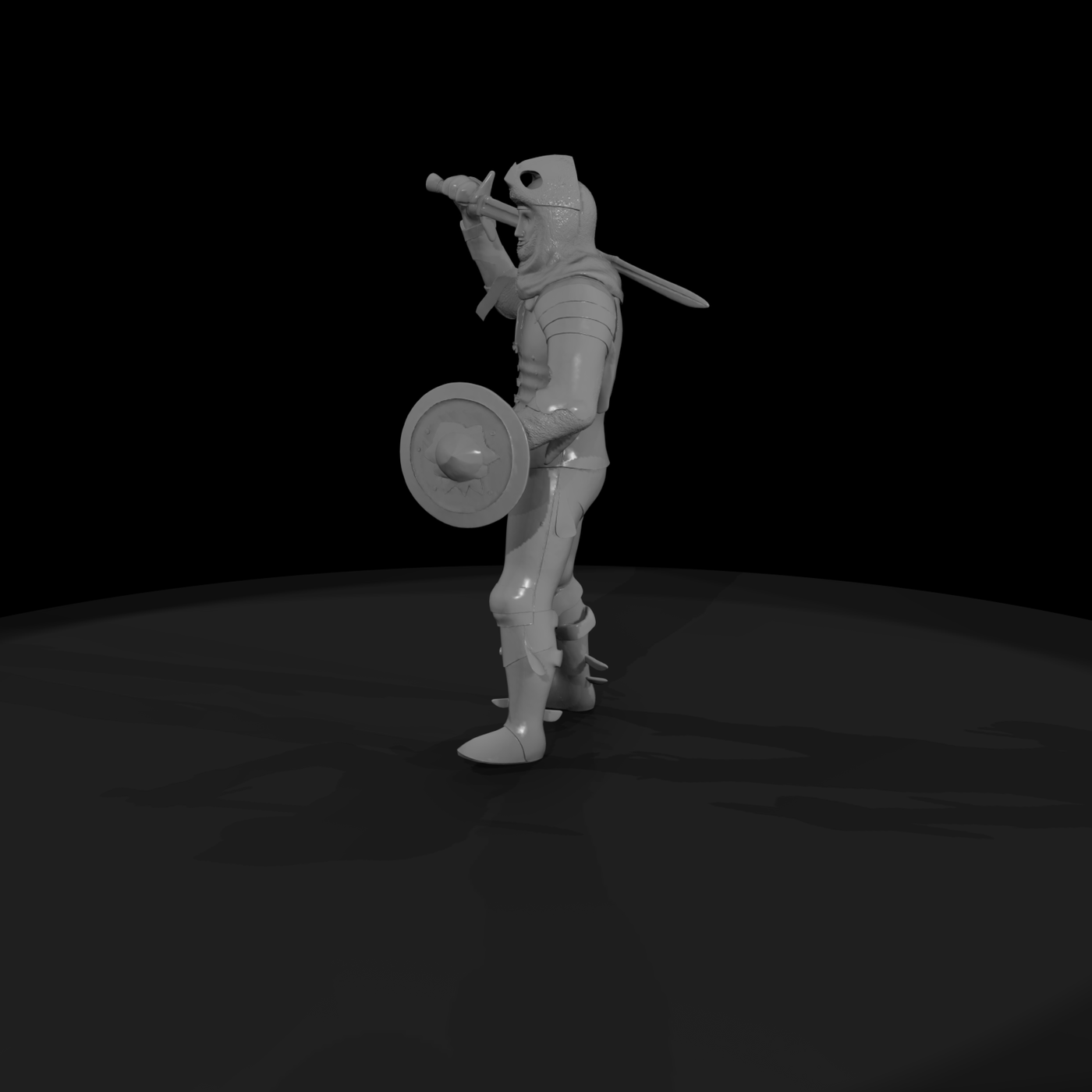 Medieval Knight — Sculpted Figure