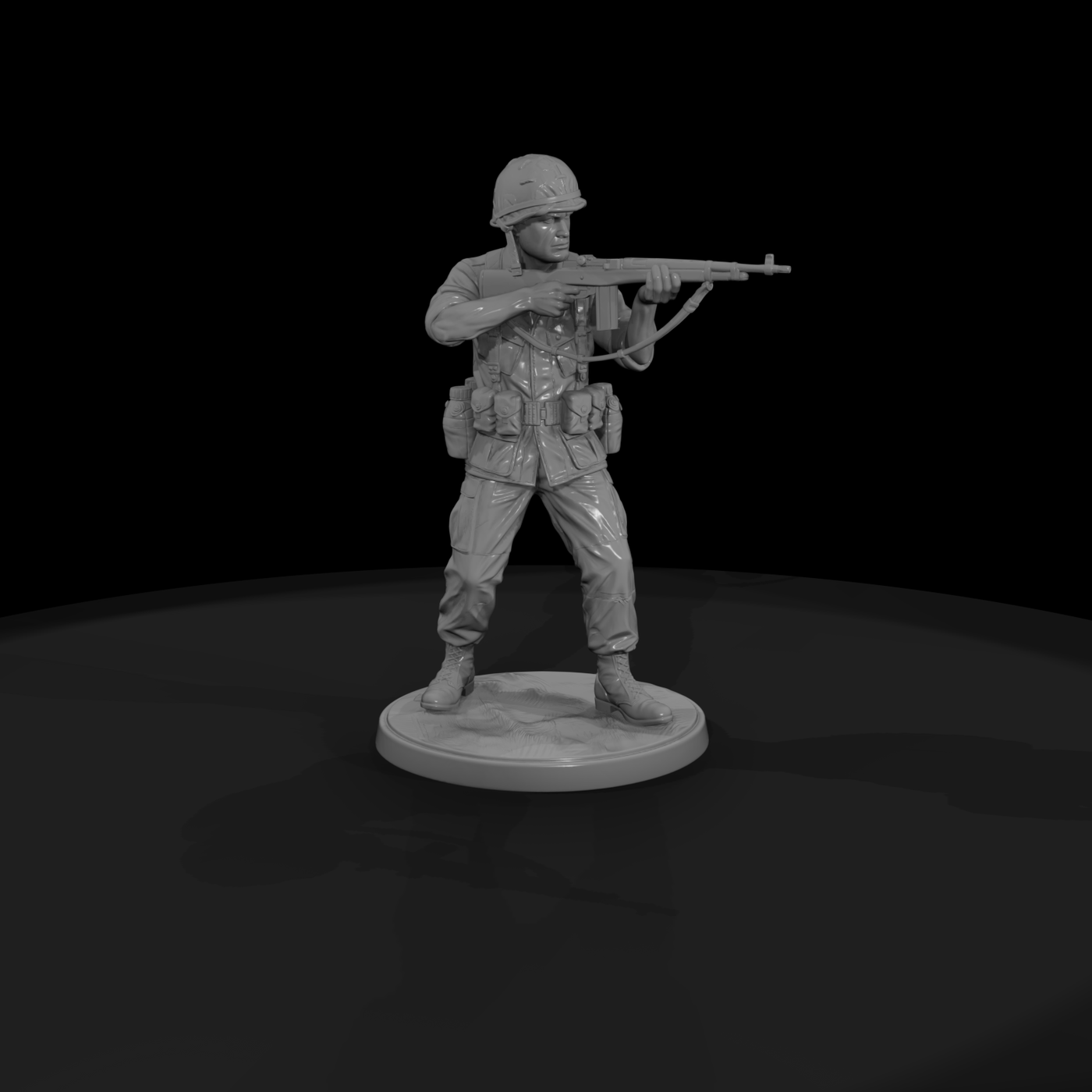 Vnh 034 United States Army Rifleman M14
