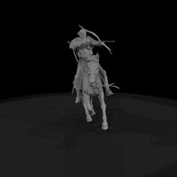 medieval-mounted-archer-on-galloping-horse-28mm-miniature-969178 — thumbnail 5