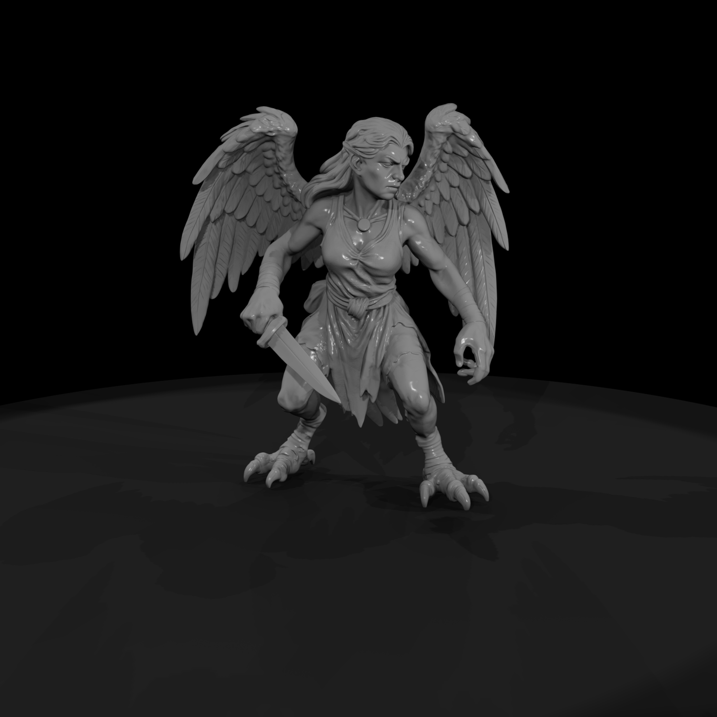 Myth 0287 Mythology Harpy Miniature Figure
