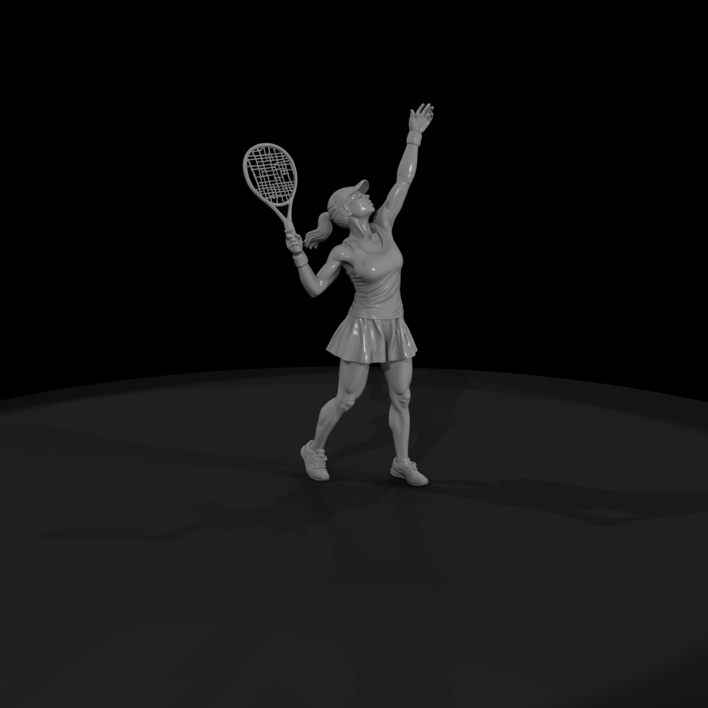 0081 Sports Tennis Serve F