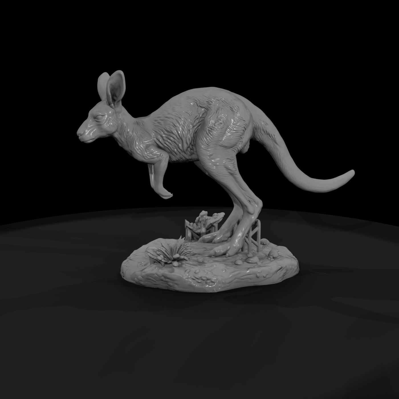 Red Kangaroo Mid-Hop