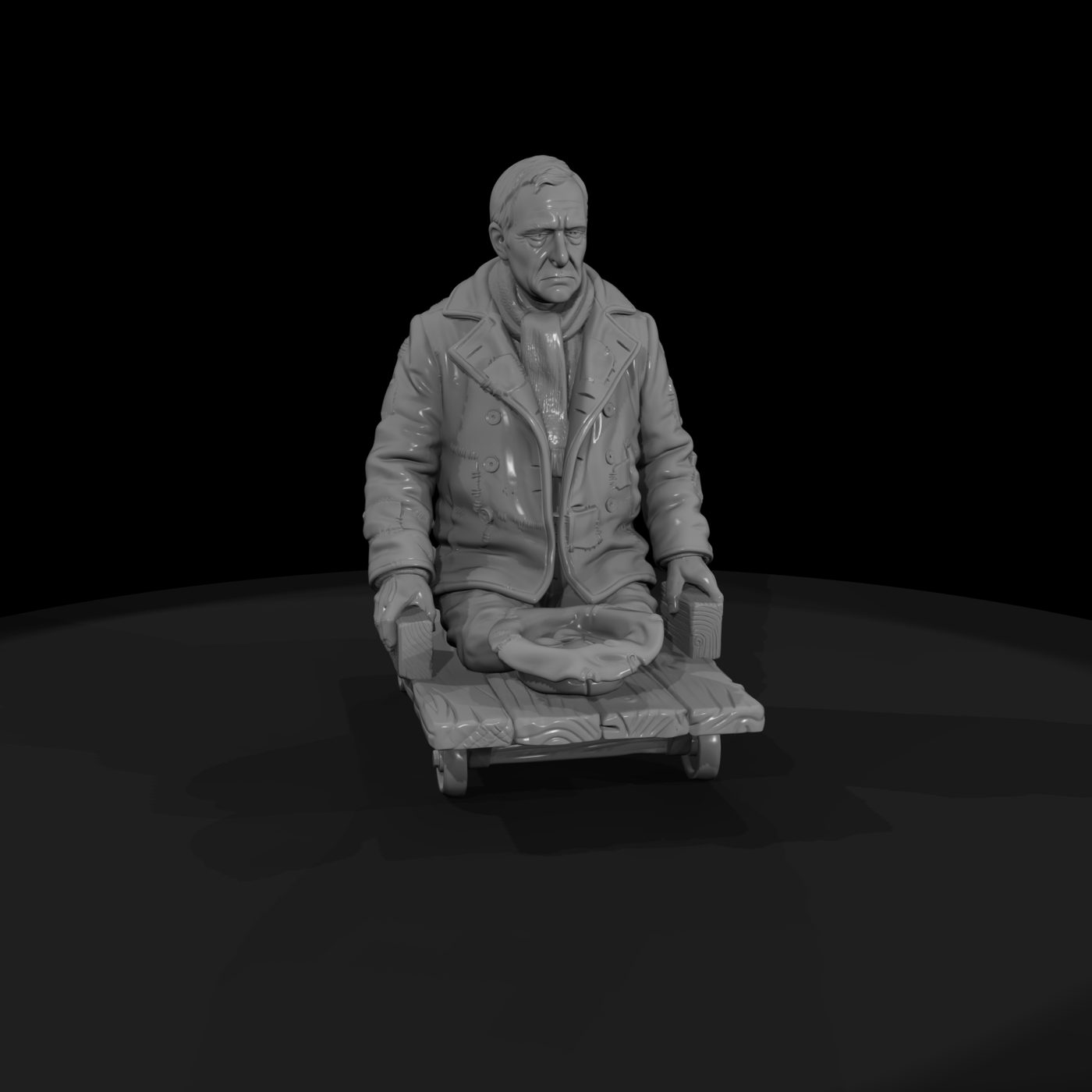 Vag 016 Victorian Legless Beggar