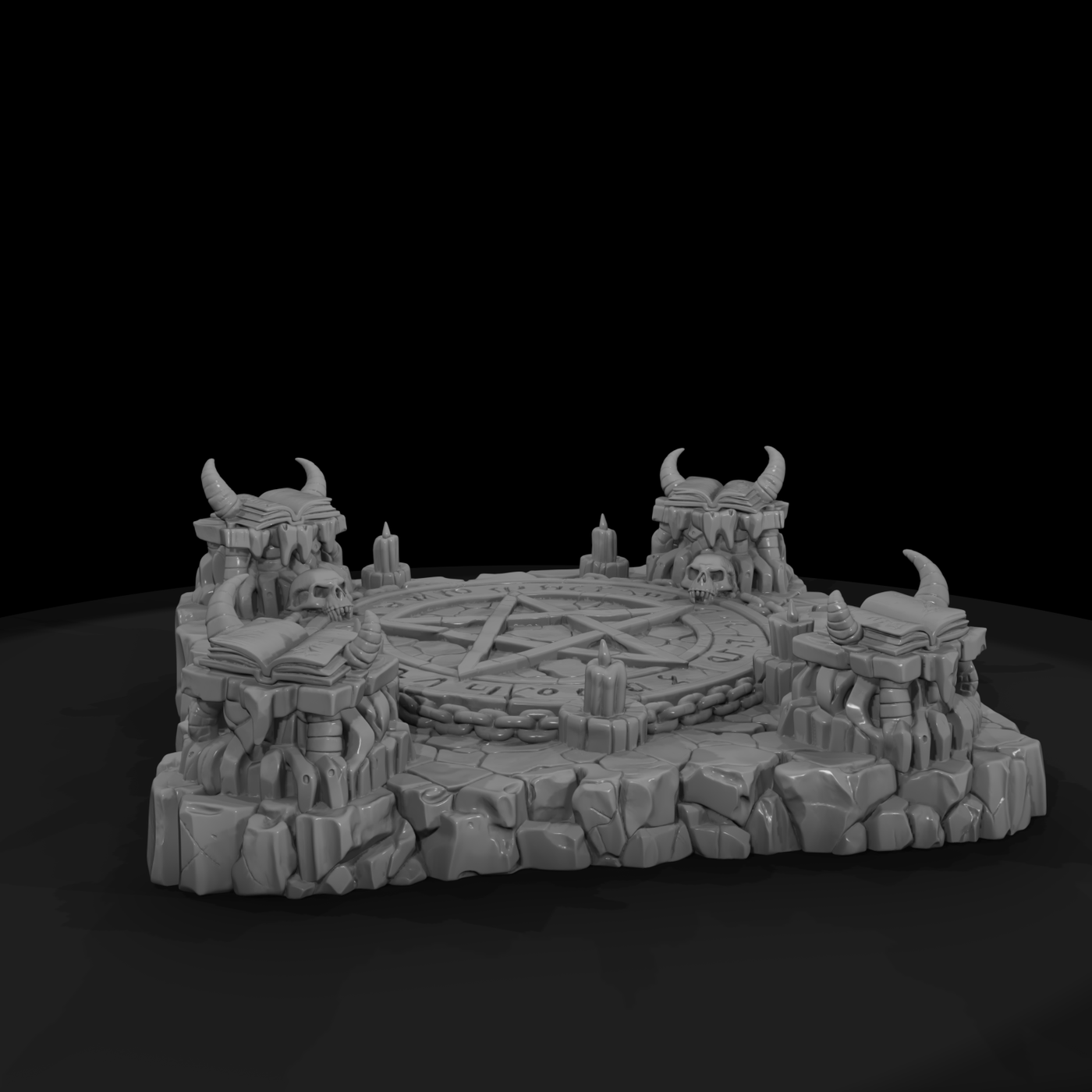 Summoning Circle Ritual Floor Tile