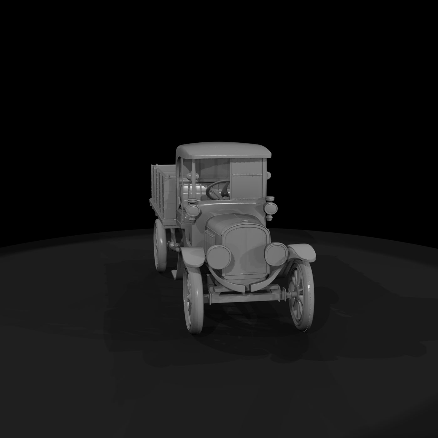 Vintage Stake-Bed Truck