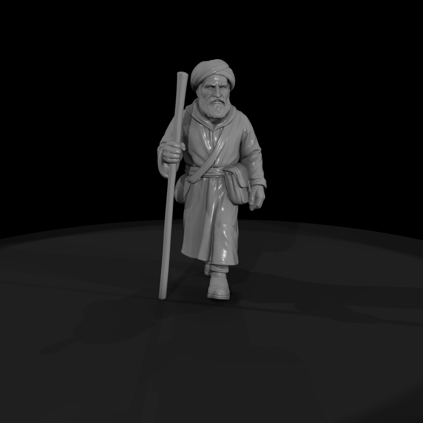 Hist 0080 Historical Ibn Battuta Miniature Figure