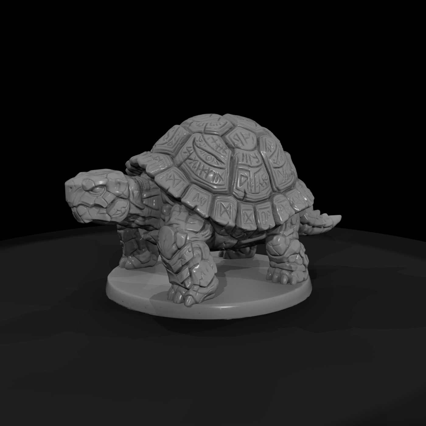 Rune-Carved Turtle Construct