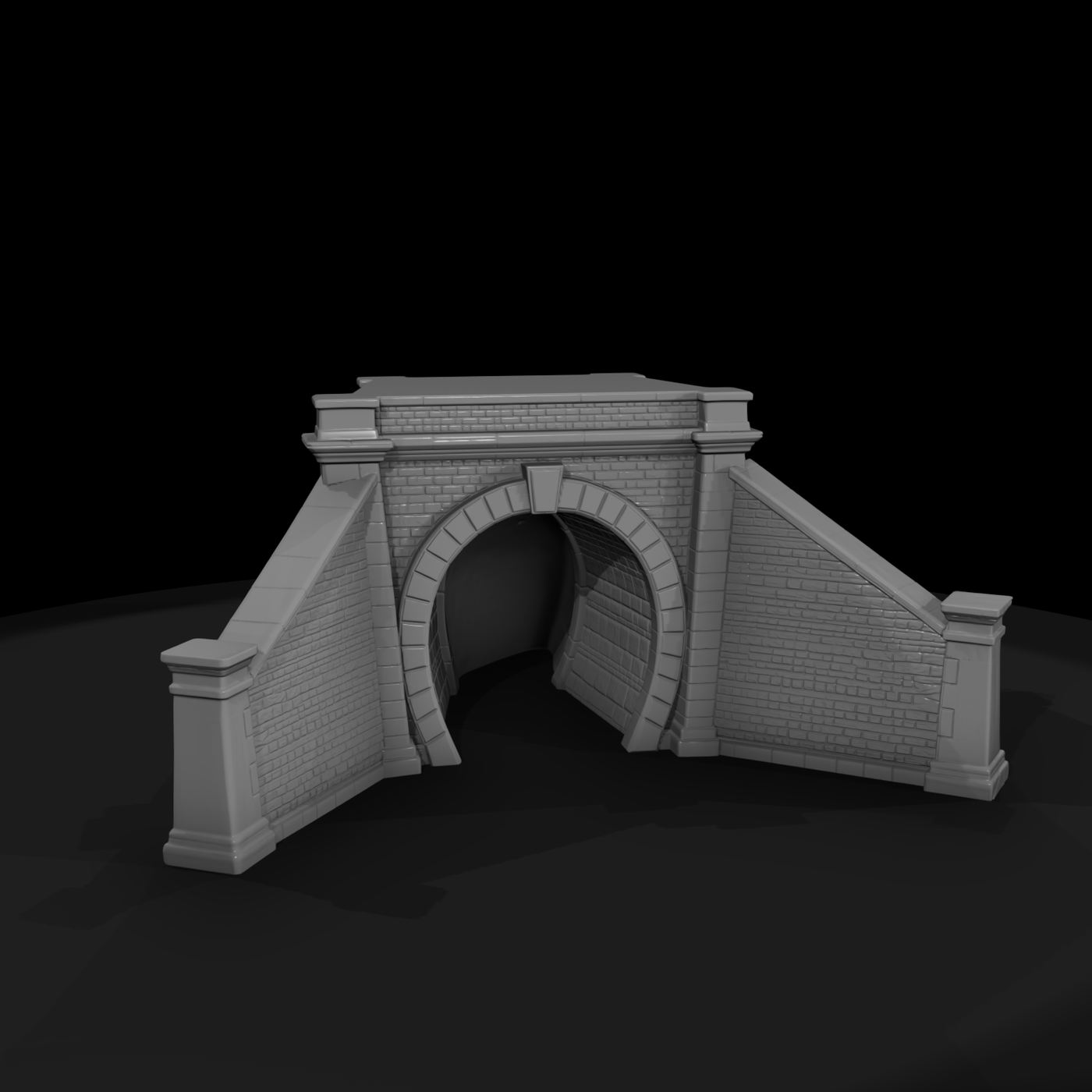 Brick Railway Tunnel Portal