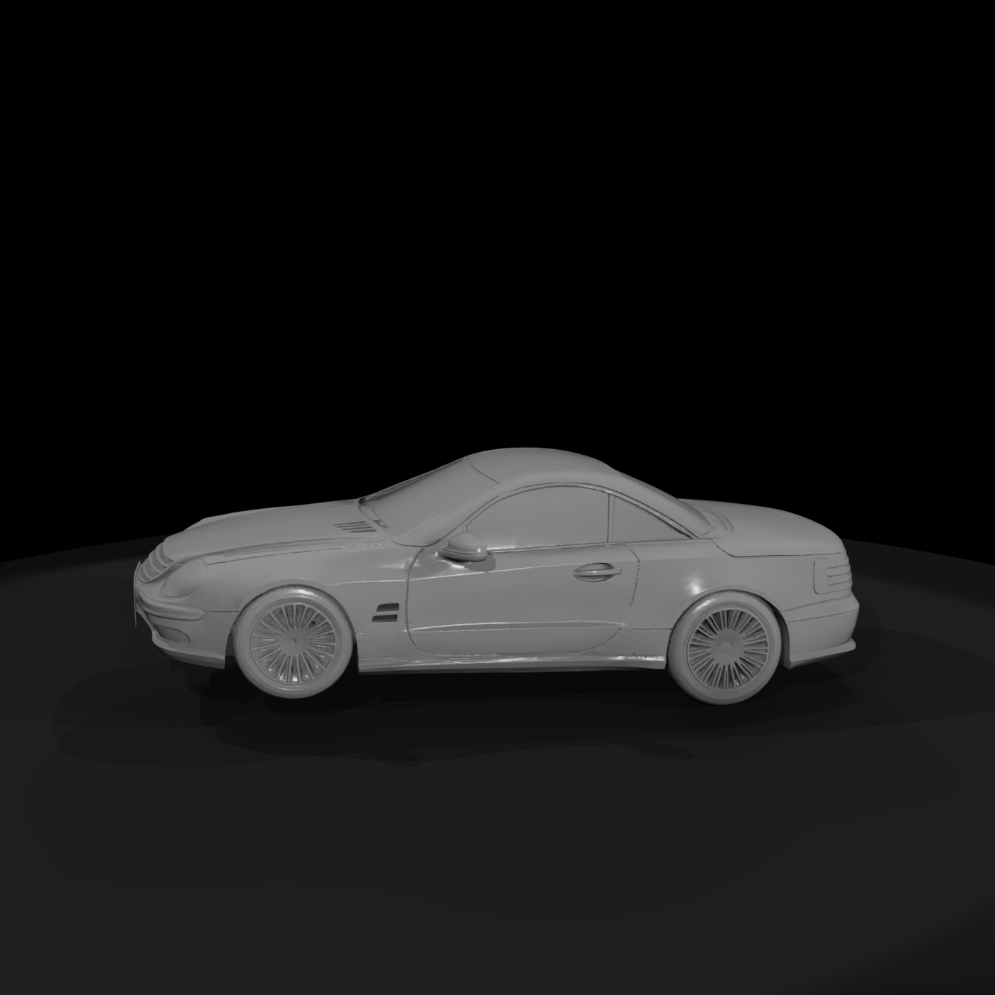 SL-style Convertible Car Body