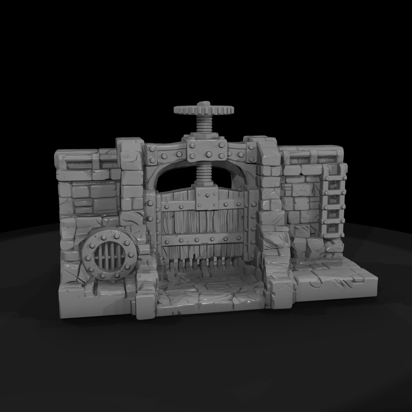 Stone Irrigation Sluice Gate