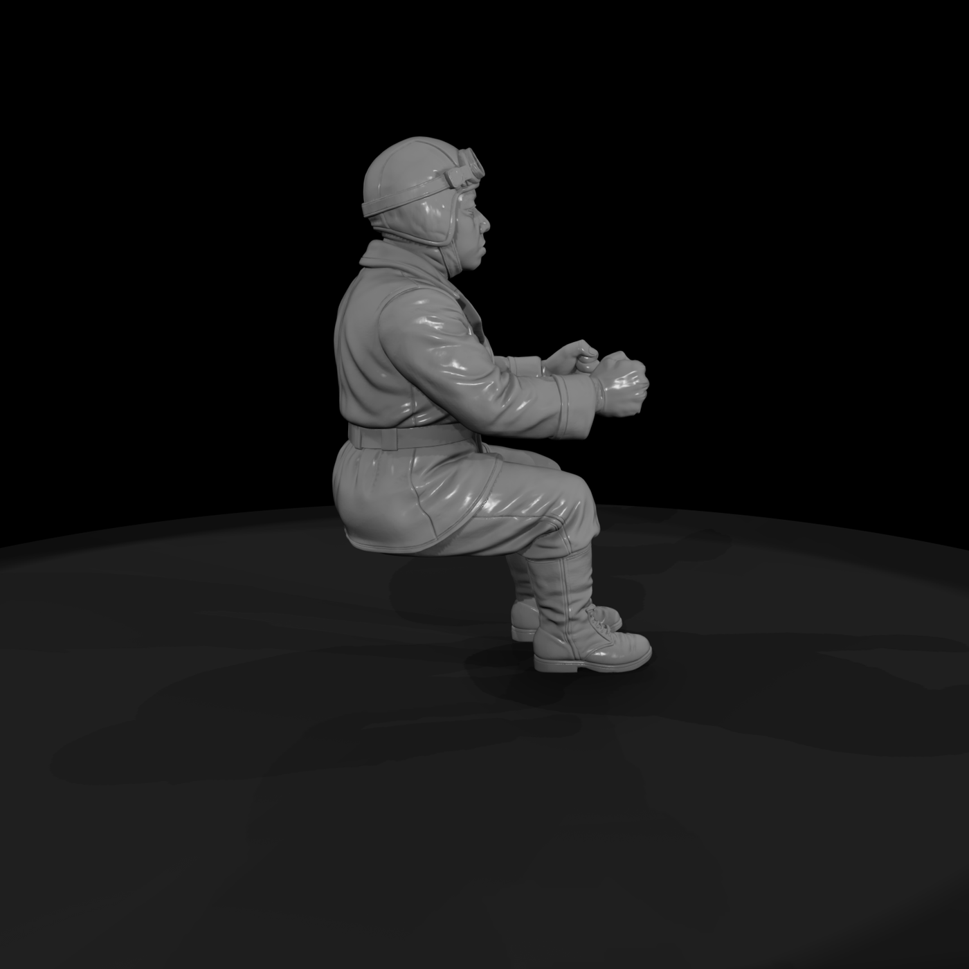 Hist 0185 Historical Bessie Coleman Miniature Figu