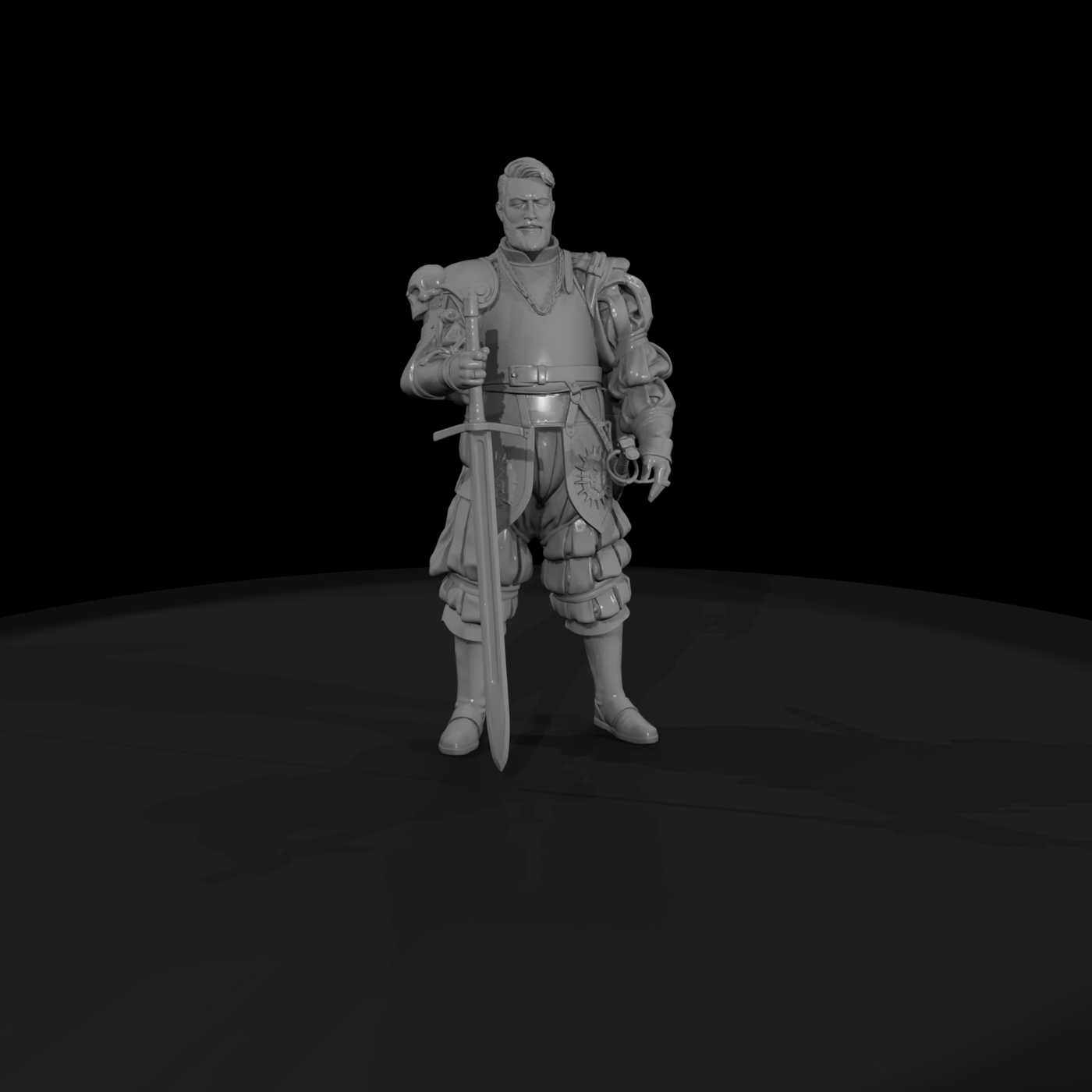 Renaissance Officer with Sword — 28mm
