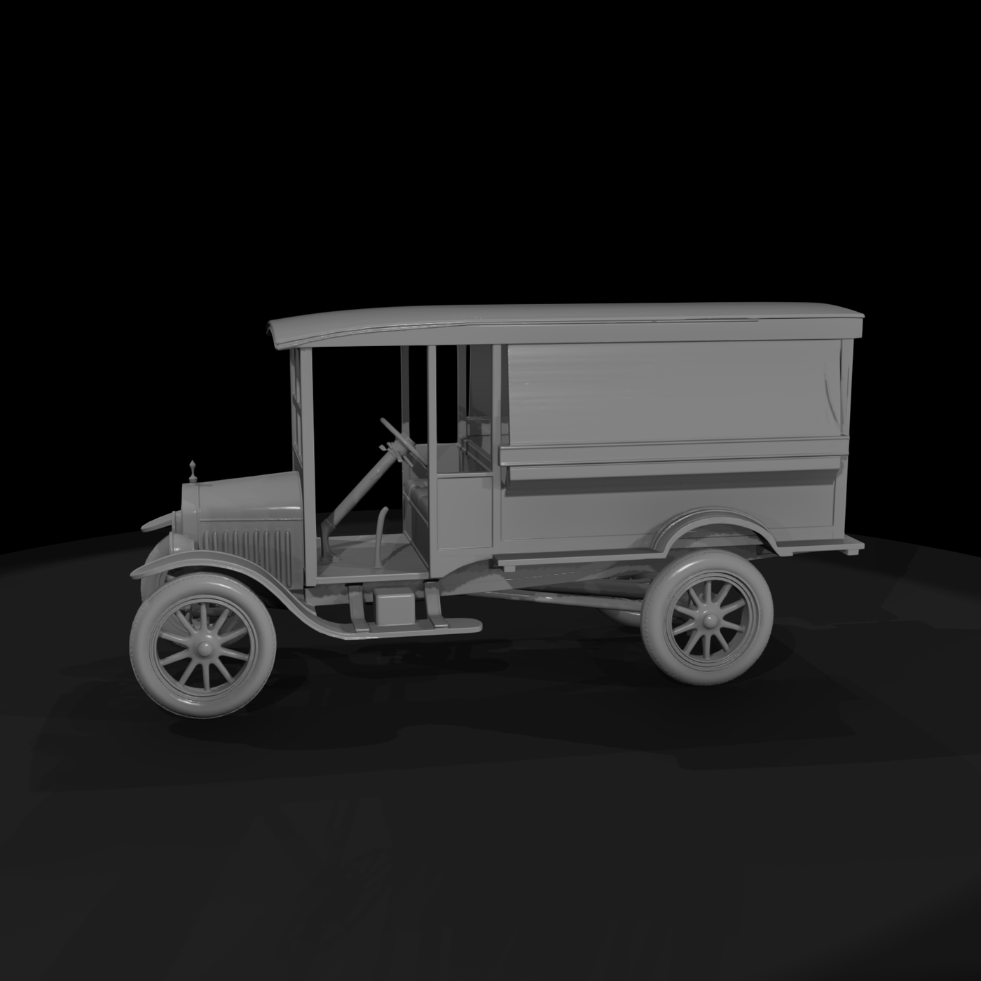 Vintage T‑Era Panel Delivery Truck