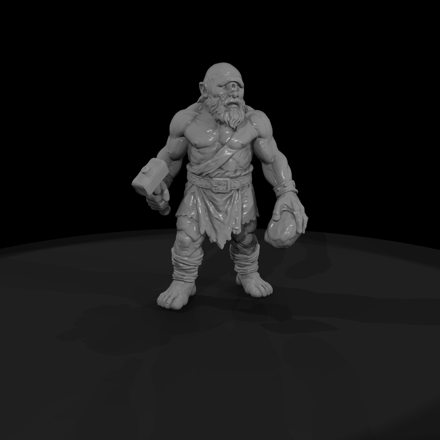 Myth 0292 Mythology Cyclops Miniature Figure