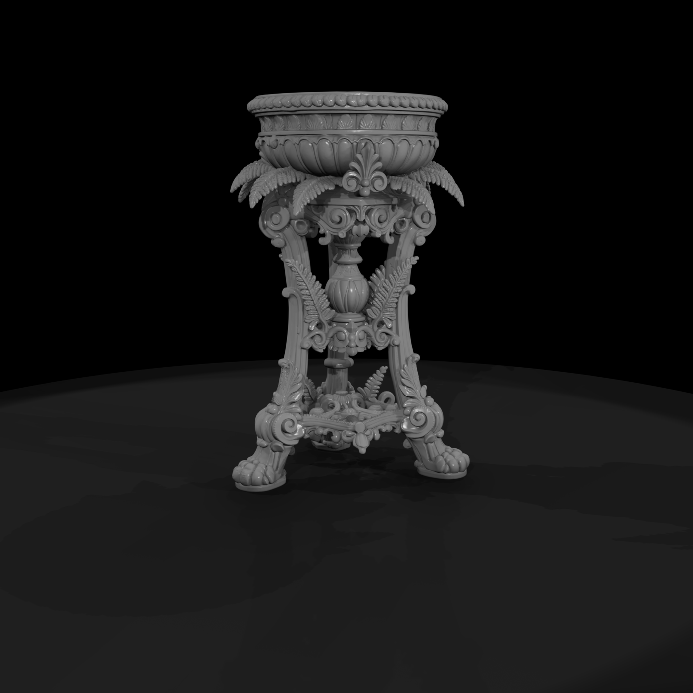 Ornate Fern Plant Stand